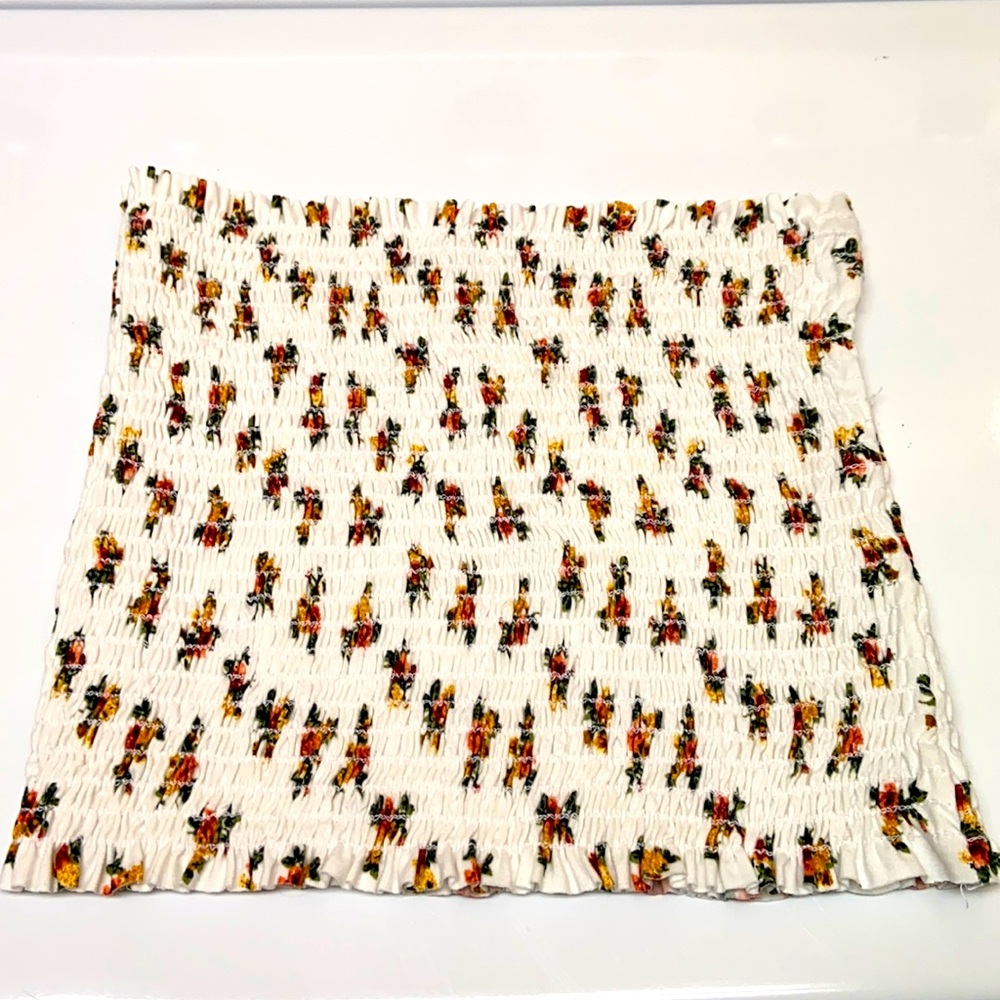 Tres Bien ruched tube top NWT